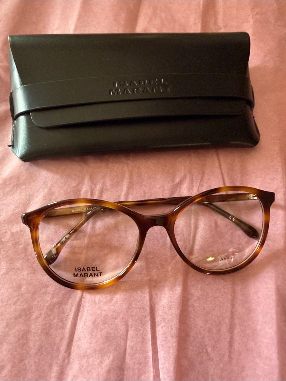 Isabel Marant Tortoiseshell Round Optical Frames - Brown/Amber